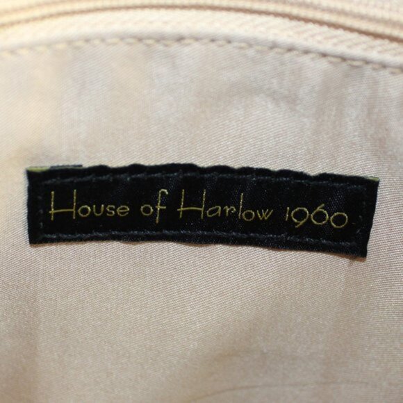 House Of Harlow 1960 Tan Cream Sherpa Shearling Detachable Wristlet Jumbo Tote - Picture 11 of 13